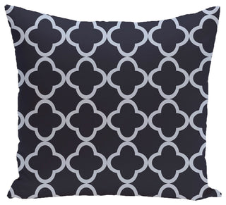 Marrakech Express Geometric Print Outdoor Pillow, Bewitching, 18"x18"