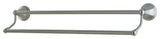 Kingston Brass 18" Dual Towel Bar, Brushed Nickel