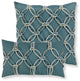 Lagoon Rope Indoor/Outdoor Performance Pillow, 20"x20"