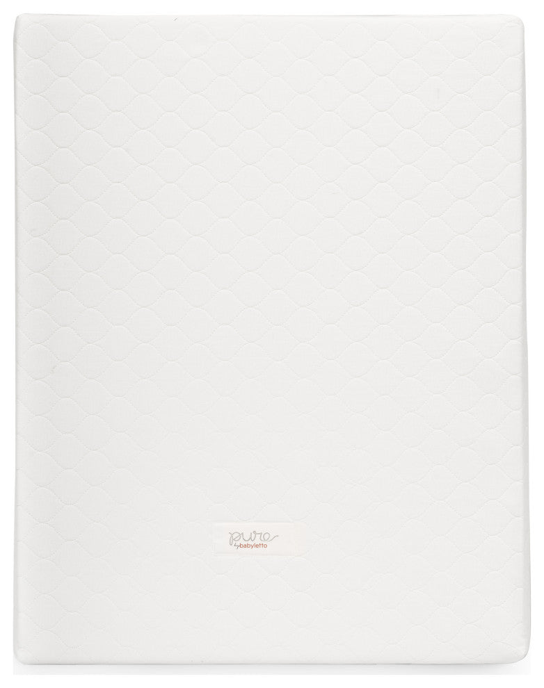 Pure Core Midi Crib Mattress With Hybrid Quilted Waterproof Cover, Lightweight