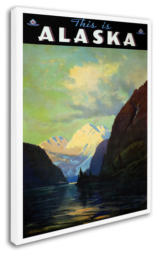 'Trav Alaska' Canvas Art by Vintage Apple Collection