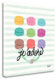 "J Adore Macarons" By Studio Bella, Giclee Print on Gallery Wrap Canvas