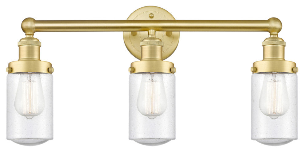 Innovations Dover 3 24.5" Bath Vanity-Light Satin Gold