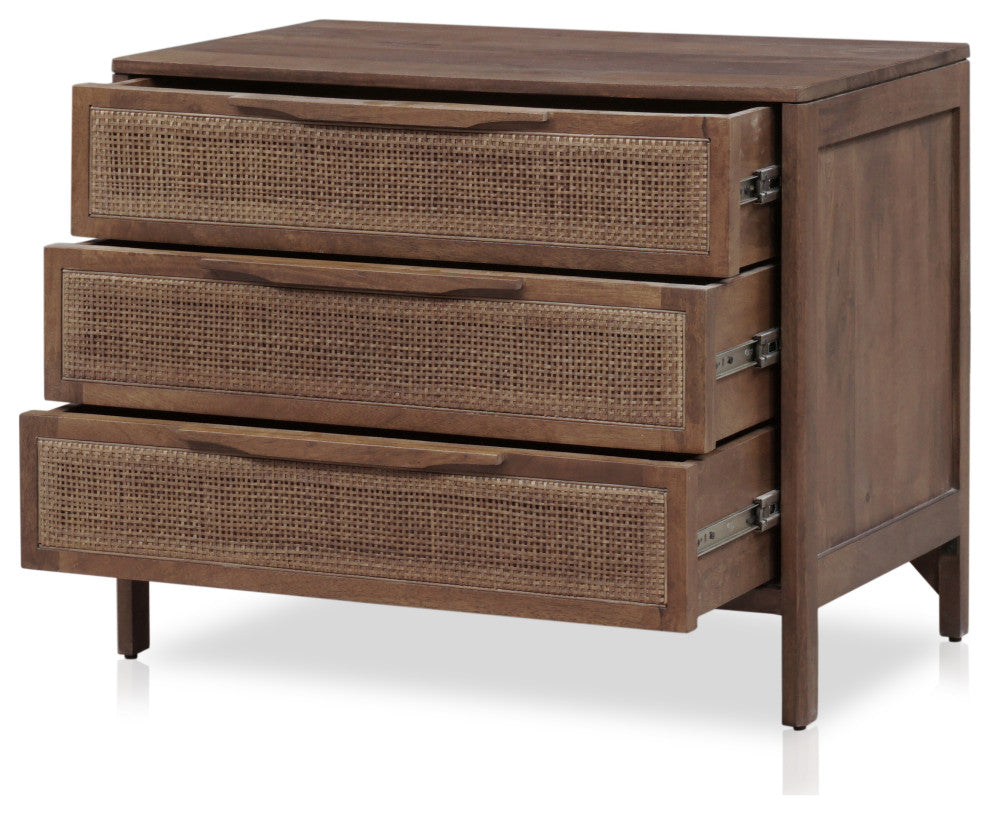 Sydney Large Nightstand-Brown Wash