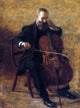 Thomas Eakins The Cello Player Wall Decal