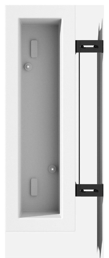 Brixton Window Box Planter With Bracket, 36", White, 36 Inch, 1 Pack