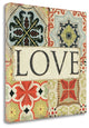 "Spice Santorini I - Love" By Pela Studio, Giclee Print on Gallery Wrap Canvas
