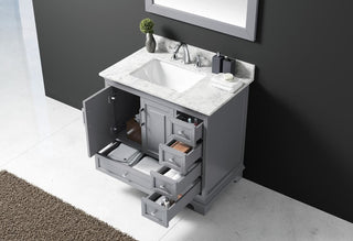 36" Single Sink Bathroom Vanity Base