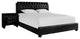 Francesca 2 Piece Queen Bedroom Set in Black