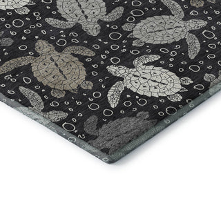 Addison Premium Washable Mayfield AMF192 Black 10' x 14' Rug