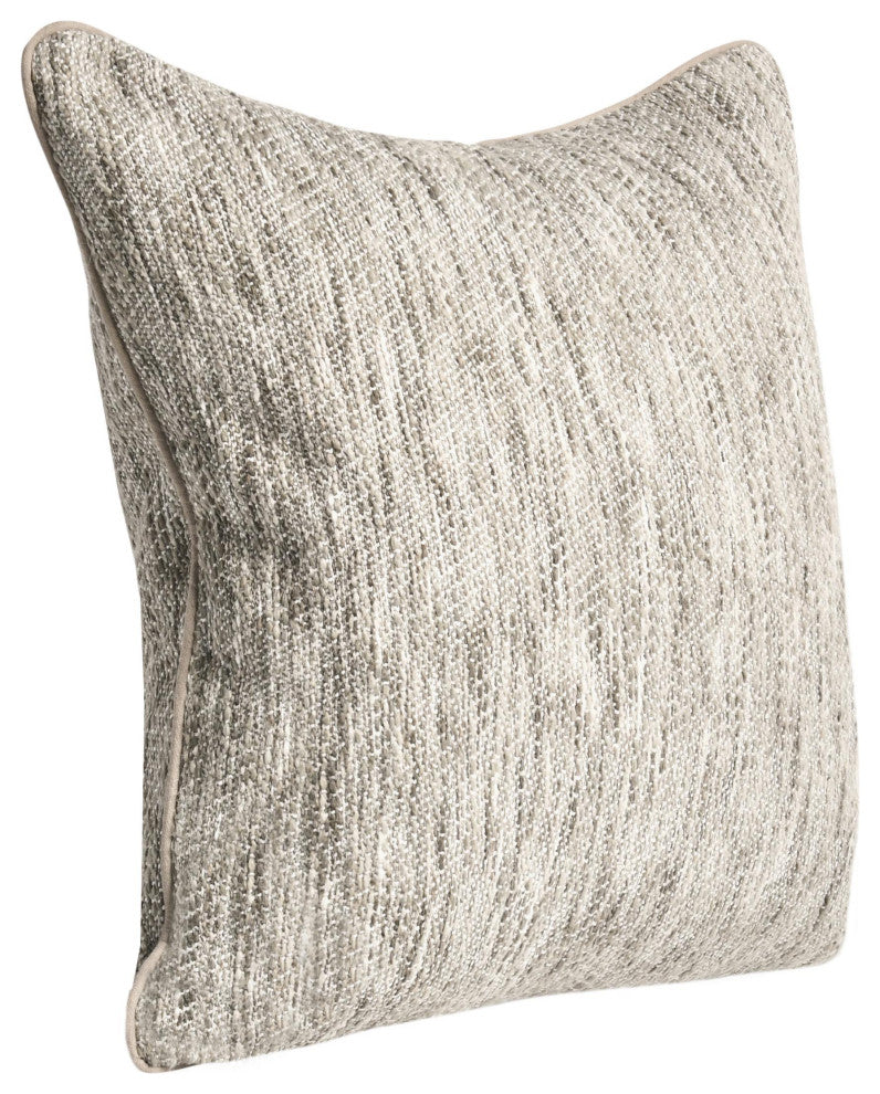 Sharma Cotton Blend Throw Pillow, Natural, 22x22