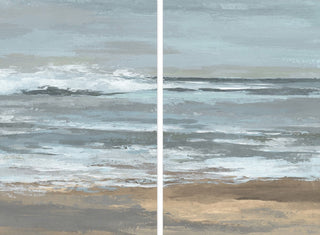 Dark Shore Diptych, 48"x36"