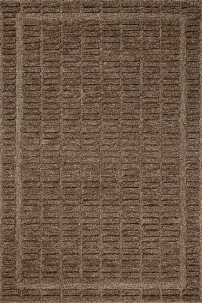 Chris Loves Julia x Loloi Bradley Cocoa / Cocoa 2'-6" x 9'-9" Runner Rug