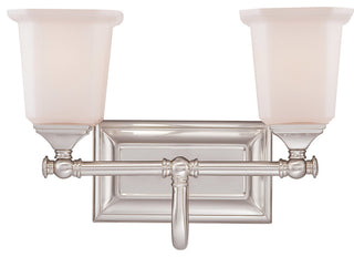 Quoizel NL8602BN Two Light Bath Fixture Nicholas Brushed Nickel