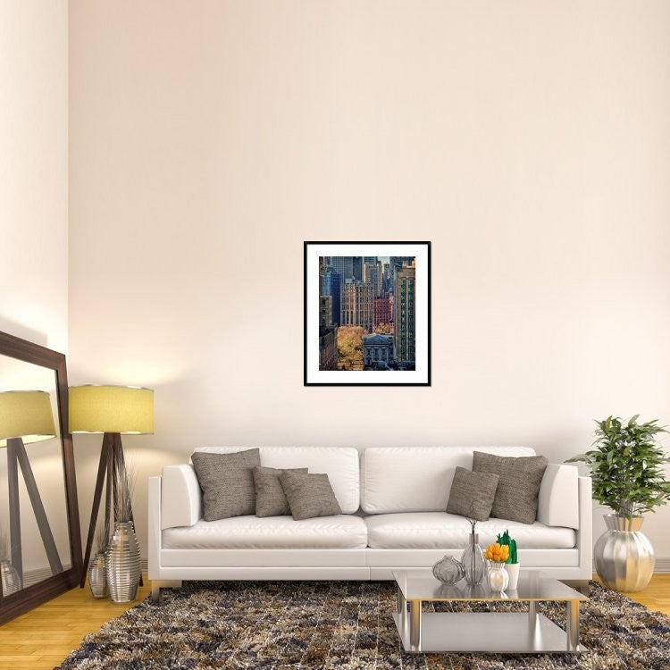 "City Life" Framed Digital Print by Liyun Yu, 33x38"