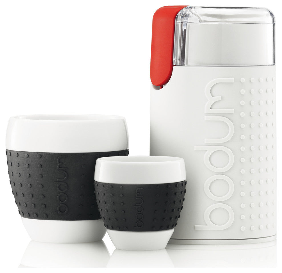 Bodum Bistro Electric Coffee Grinder, White