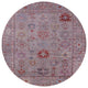 Ahgly Company Indoor Round Mid-Century Modern Area Rugs, 6' Round