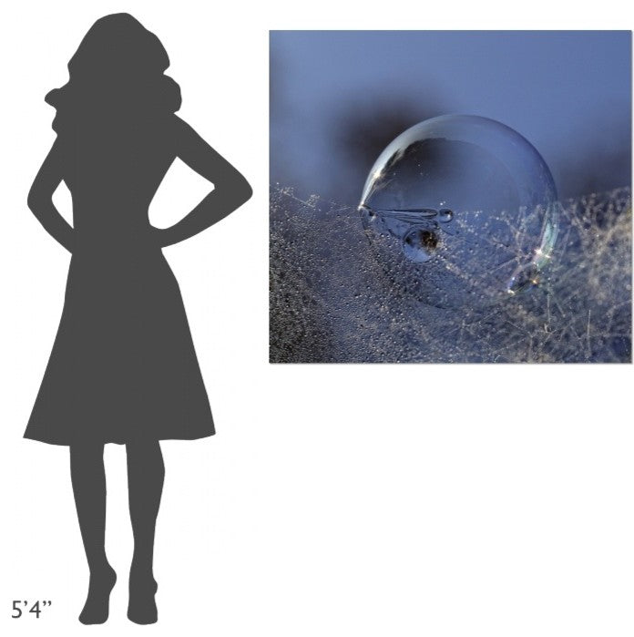 "Blue Bubble Morning" Stretched Canvas Giclee by Kent Mathiesen, 40x37"