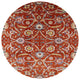 Ahgly Company Indoor Round Mid-Century Modern Area Rugs, 4' Round