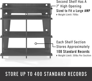 Soho Record Storage Console In Black