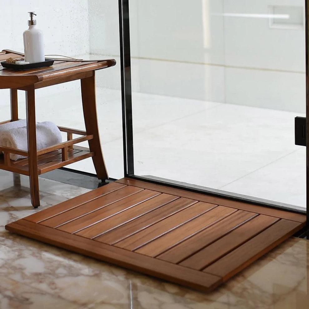 Dussi Teak Wood Shower Mat