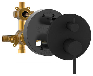 Pulse 3006-MB ShowerSpas Brushed-Nickel Combo Shower System in Matte Black