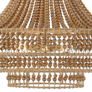Crystorama Lighting Group SIL-B6006 Silas 6 Light 27"W Beaded - Burnished