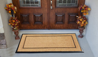 Natural Coir & Rubber Extra Large Doormat 30x60, Picture Frame