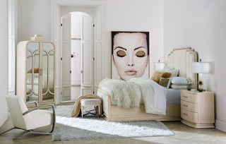 Nouveau Chic King Upholstered Bed