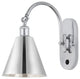 Ballston Cone Sconce, Polished Chrome