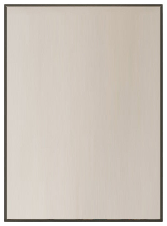 Eviva Black 24" x 30" Rectangular Black Metal Framed Mirror