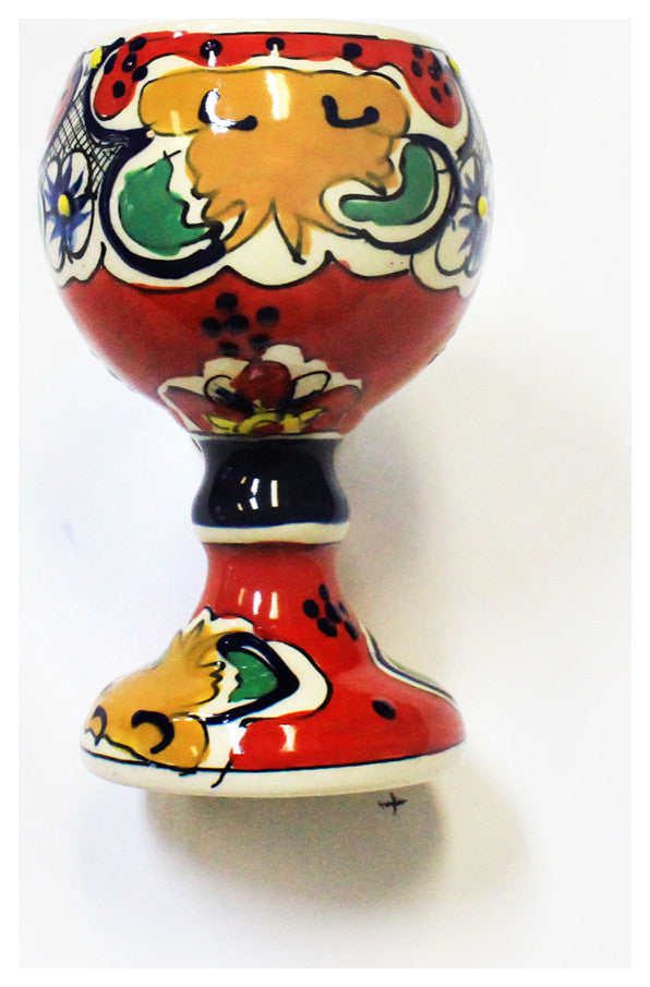 Talavera Wine Goblet