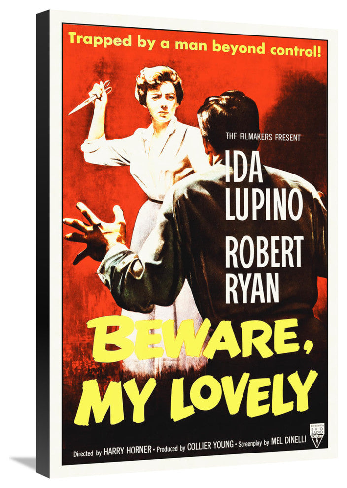 "Beware My Lovely" Stretched Canvas Giclee by Hollywood Photo Archive, 20x30"