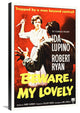 "Beware My Lovely" Stretched Canvas Giclee by Hollywood Photo Archive, 20x30"