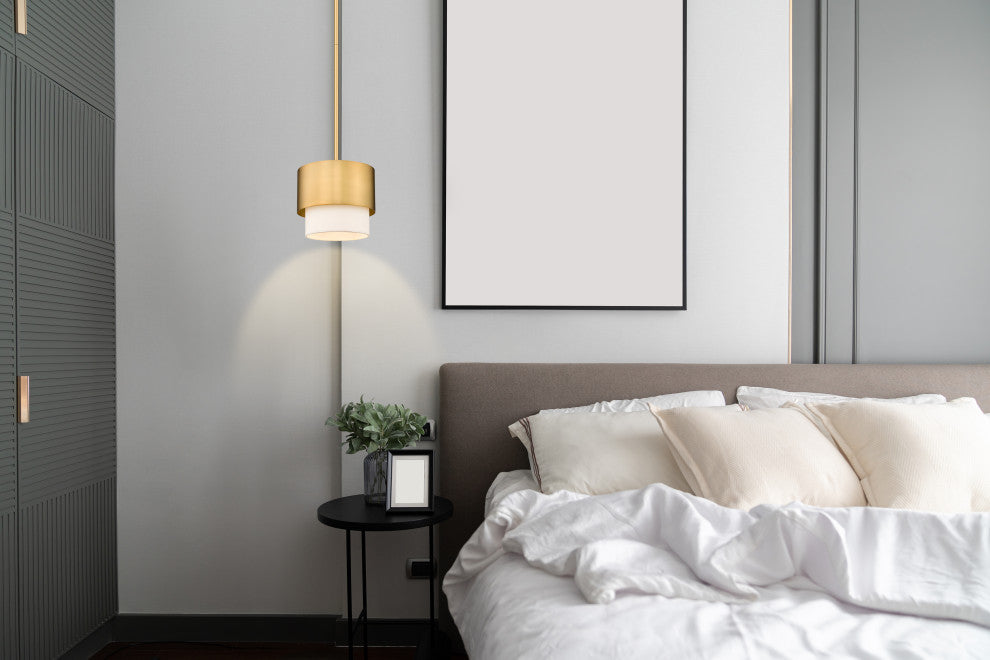 Z-LITE 1-Light Pendant, Modern Gold