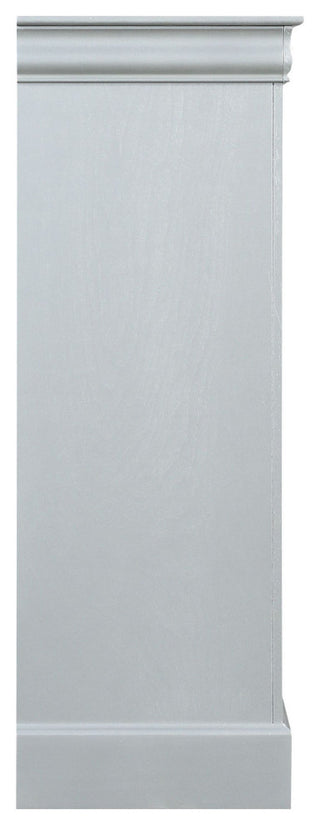 Full side view of the chest on a clean white background.