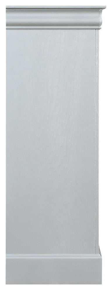 Full side view of the chest on a clean white background.