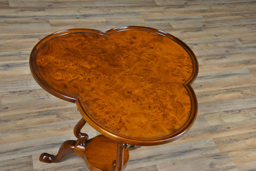 Burled Clover Table