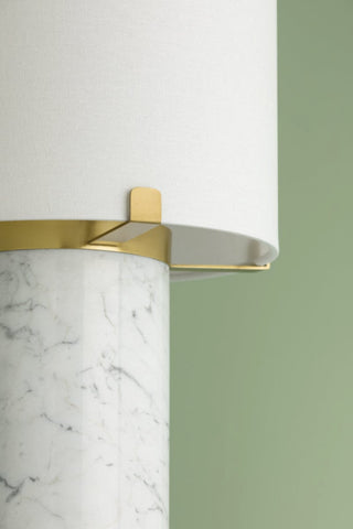 Mitzi Rumi 16" Table Lamp Aged Brass