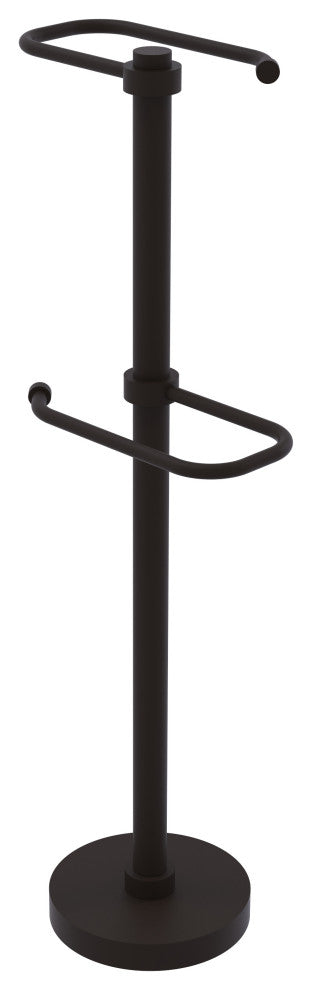 Free Standing Two Roll Toilet Tissue Stand, Oil Rubbed Bronze