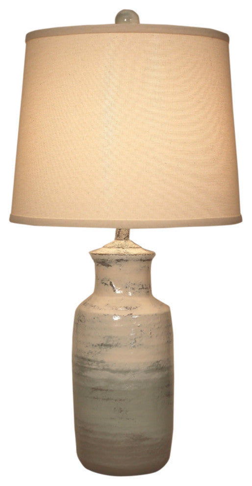 Tall Alabaster Pottery Table Lamp