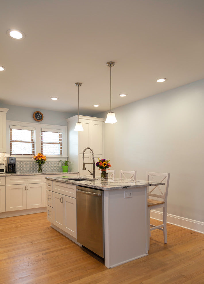 Brookings Sink Base Wood Cabinet in White 36-Inch by 24-Inch by 34.5-Inch