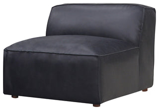 Form Slipper Chair Vantage Black Leather