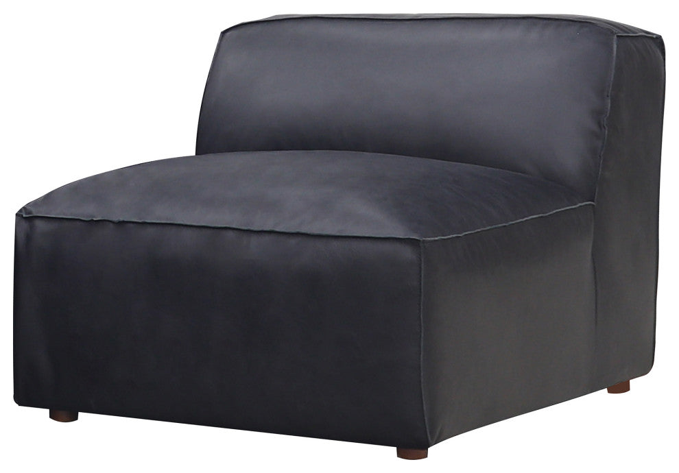 Form Slipper Chair Vantage Black Leather