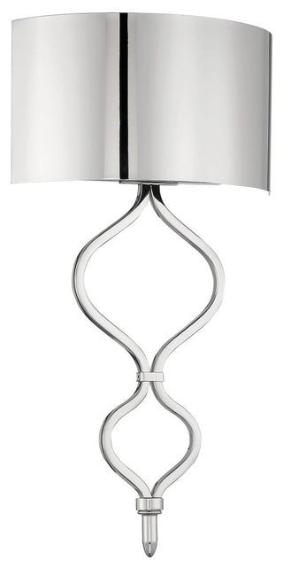 Como 1-Light Polished Nickel Sconce