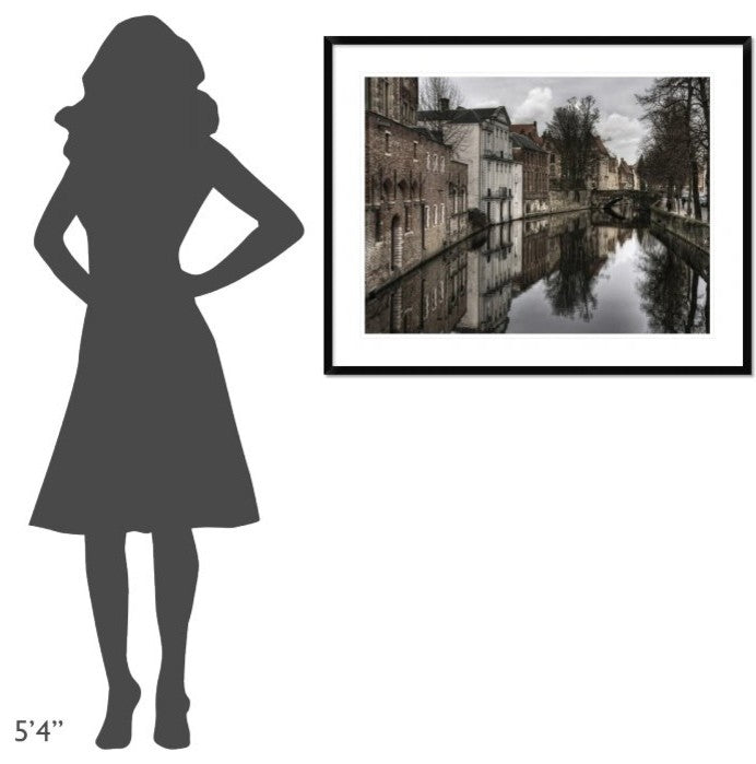"Reflections Of The Past" Framed Digital Print by Yvette Depaepe, 40x32"