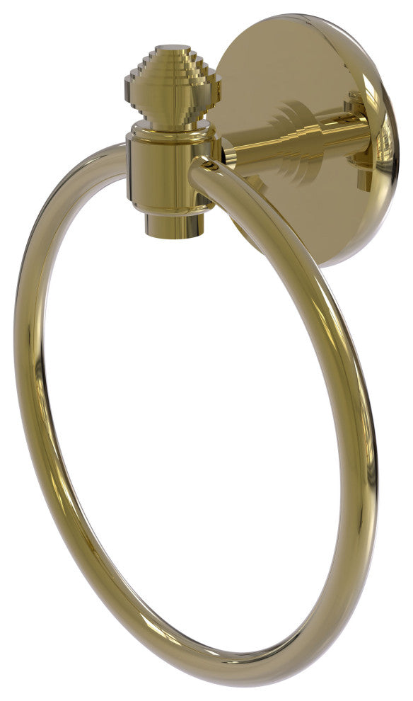 Southbeach Towel Ring, Unlacquered Brass