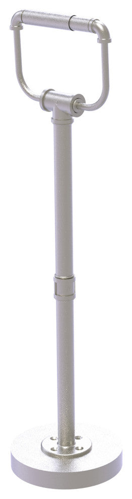 Pipeline Free Standing Toilet Tissue Stand, Satin Nickel