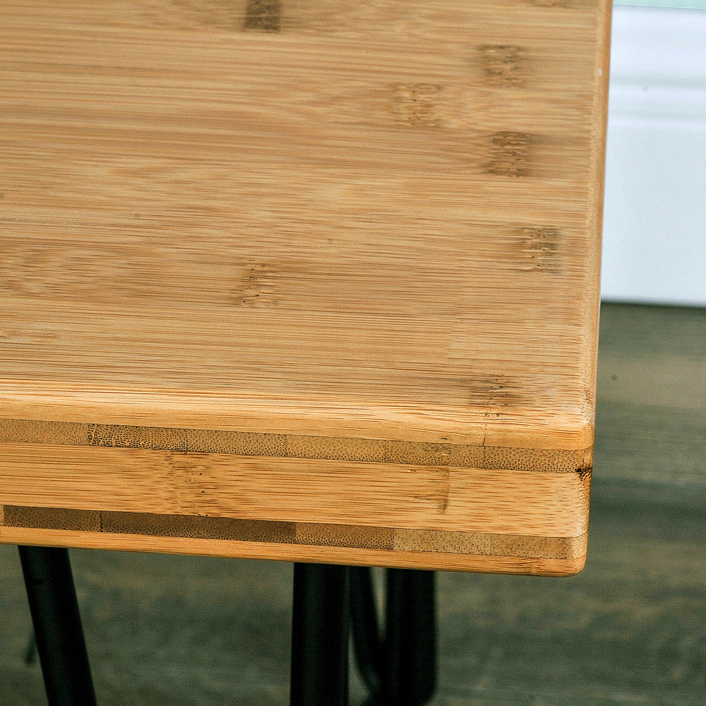 Natural Bamboo Thick Table Top, Natural Bamboo, 36"x24"x20.8"