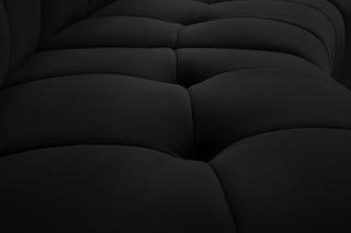 Limitless Velvet Upholstered 12-Piece Modular Sectional, Black